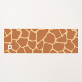 Monogram Cute Giraffe Safari Pattern Yogamat (Voorkant (horizontaal))