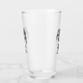 Monogram Cute Graphics Elephant, speciaal aangepas Glas (Rechts)