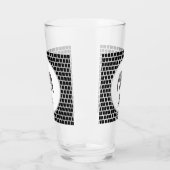 Monogram Cute Graphics Elephant, speciaal aangepas Glas (Links)