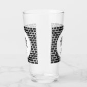 Monogram Cute Graphics Elephant, speciaal aangepas Glas (Rechts)