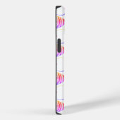 Monogram Cute Pink Fish Patroon Case-Mate iPhone Case (Achterkant / Rechts)