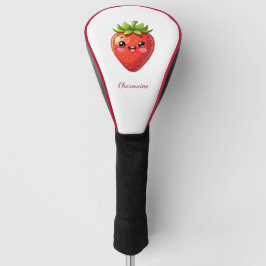 Monogram cute strawberry kawaii golfheadcover