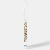 Monogram Cute Woodland Fox Waterverf Floral Name Case-Mate iPhone Case (Achterkant / Links)