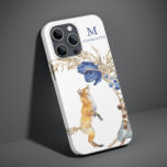 Monogram Cute Woodland Fox Waterverf Floral Name Case-Mate iPhone 14 Hoesje<br><div class="desc">Monogram Cute Woodland Fox Waterverf Pampas Rustic Floral Name iPhone 14 Smart Phone Case bevat een schattige vos omringd door boho veren en bloemen met je gepersonaliseerde naam en monogram in elegant script. Perfect voor Kerstmis,  verjaardagen,  Moederdag,  beste vrienden en zussen. Ontworpen door ©Evco Studio www.zazzle.com/store/evcostudio</div>