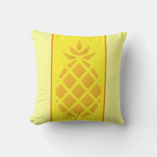 Monogram cutgeel en Oranje anananas Kussen