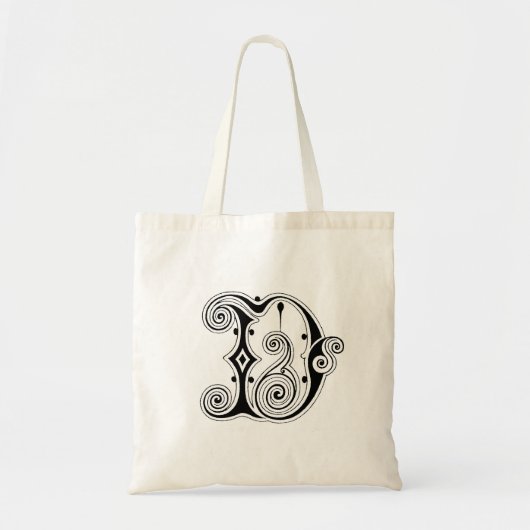 Monogram "D"-Canvas tas (Voorkant)