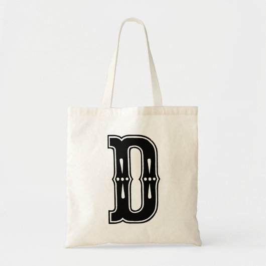 Monogram "D"-Canvas tas (Voorkant)