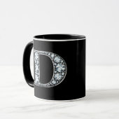 Monogram D Faux Diamond Mok (Voorkant links)