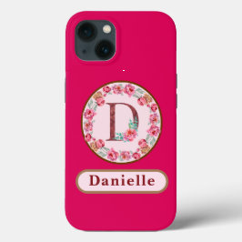 Monogram D Floral Case-Mate iPhone Case