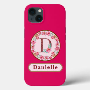  Monogram D Floral Case-Mate iPhone Case