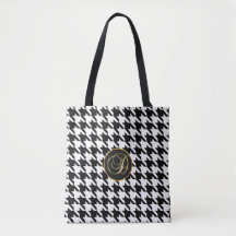 Monogram D Hounds tand canvas tas