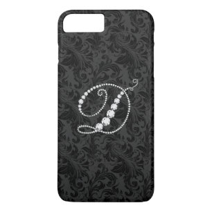 Monogram D in diamanten Case-Mate iPhone Case