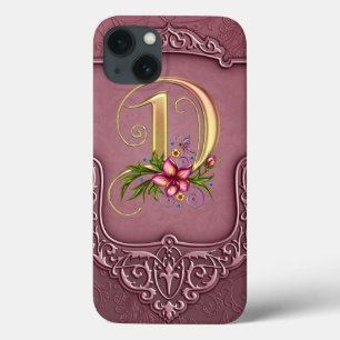 Monogram D iPad-luchtdraagtas iPhone 13 Hoesje