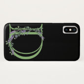 Monogram D Lavendel Eucalyptus Case-Mate iPhone Case (Achterkant (horizontaal))