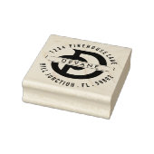 Monogram D Retouradres Stempel (Stempel)