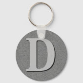Monogram D Sleutelhanger (Voorkant)