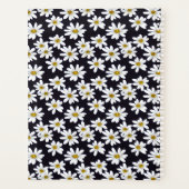 Monogram Daisy Floral Pattern Planner (Achterkant)