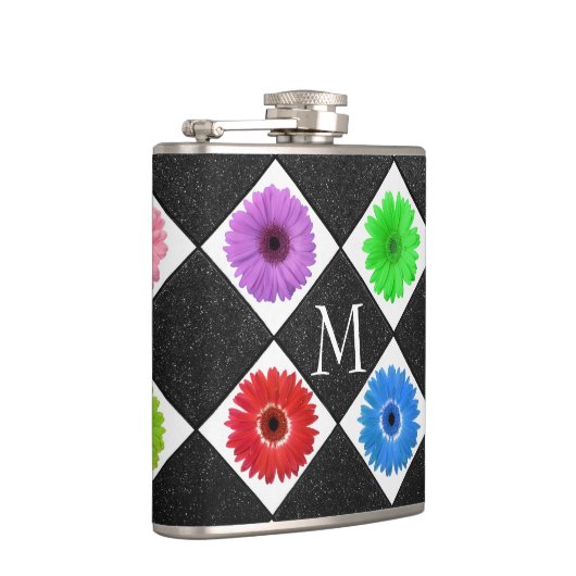 Monogram Daisy Heupfles (Rechts)