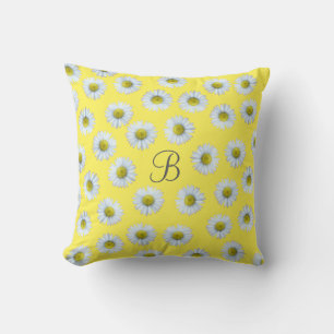 Monogram Daisy Kussen