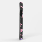Monogram Dalmatian Black en Pink Case-Mate iPhone Case (Achterkant/rechts)