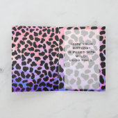 Monogram Dalmatian Black en Pink Kaart (Binnen)