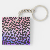 Monogram Dalmatian Black en Pink Sleutelhanger (Achterkant)