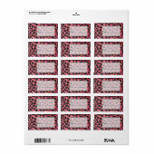 Monogram Dalmatian Black en Red Etiket (Full Sheet)