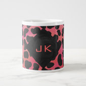 Monogram Dalmatian Black en Red Grote Koffiekop (Voorkant)