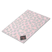 Monogram Dalmatian Black en Red Notitieblok (Schuin)