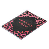 Monogram Dalmatian Black en Red Notitieboek (Linkerzijde)
