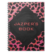 Monogram Dalmatian Black en Red Notitieboek (Voorkant)