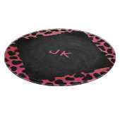 Monogram Dalmatian Black en Red Snijplank (Hoek)
