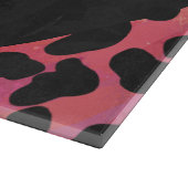 Monogram Dalmatian Black en Red Snijplank (Hoek)