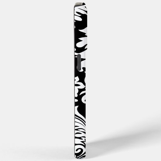 Monogram Damask Patroontelefoon Case-Mate iPhone Case (Achterkant / Rechts)