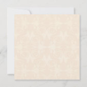 Monogram Damask - trouwuitnodiging Kaart (Achterkant)