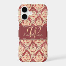 Monogram damast