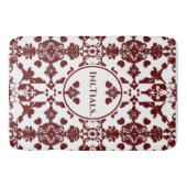 Monogram  damast badmat (Voorkant)