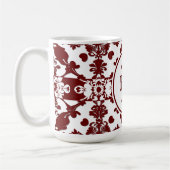 Monogram damast koffiemok (Links)