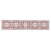 Monogram damast medium tafelloper (Horizontaal)