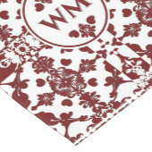 Monogram damast medium tafelloper (Hoek)