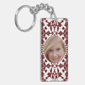 Monogram damast sleutelhanger (Voorkant Links)