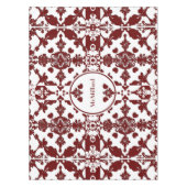 Monogram damast tafelkleed (Voorkant)