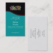 Monogram, Dance Studio, rode soep Visitekaartje (Voorkant / Achterkant)