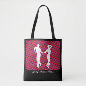MONOGRAM DANCING COUPLE CANVAS TAS (Voorkant)