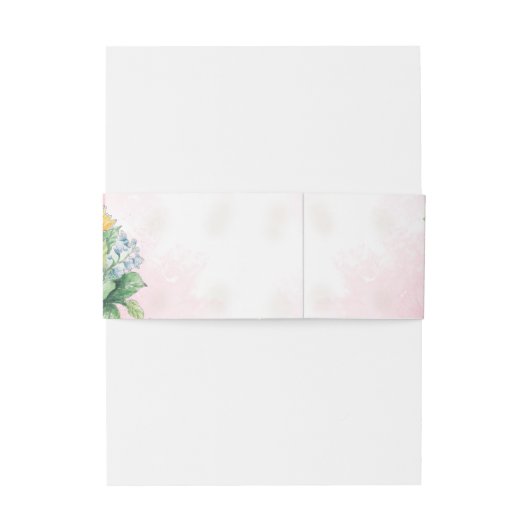 Monogram & Date  Sunflower Mason Jar Wedding    Uitnodigingen Wikkel (Achterkant Voorbeeld)