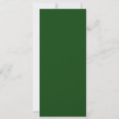 Monogram De datum opslaan (groen) Save The Date (Achterkant)