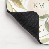 Monogram | De Joy of White | Waterverf Floral Muismat (Hoek)