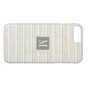 Monogram | De Joy of White | Waterverf Stripes Case-Mate iPhone Case (Achterkant (Horizontaal))