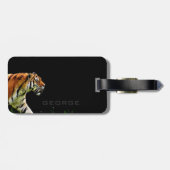 Monogram. De Lone Tiger. Bagagelabel (Achterkant horizontaal)