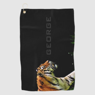 Monogram. De Lone Tiger. Golfhanddoek